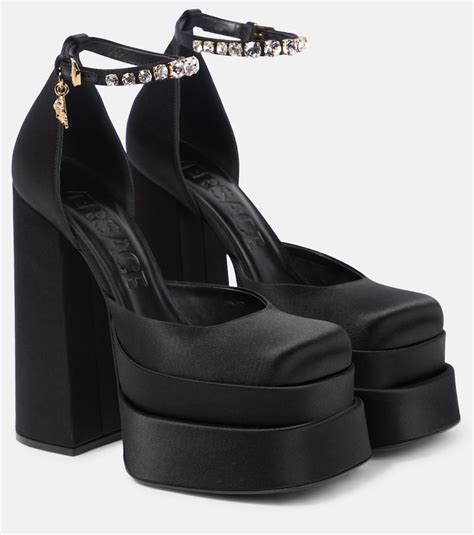 womens versace heels|versace platform heel boots.